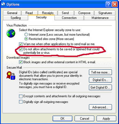 Outlook Security